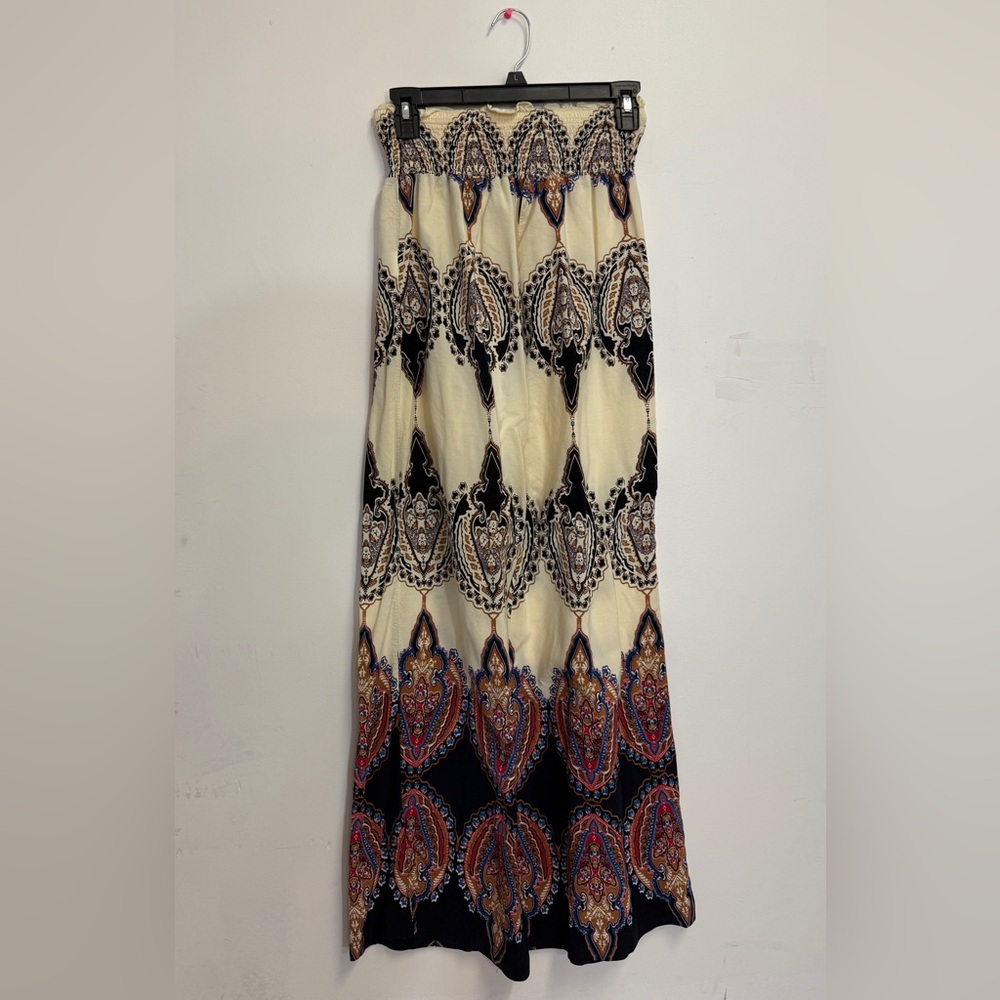 Bohemian paisley print pants wide leg flowy pants relaxed boho pant hippie beach